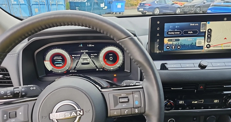 Nissan Qashqai cena 124900 przebieg: 6735, rok produkcji 2022 z Mogielnica małe 254